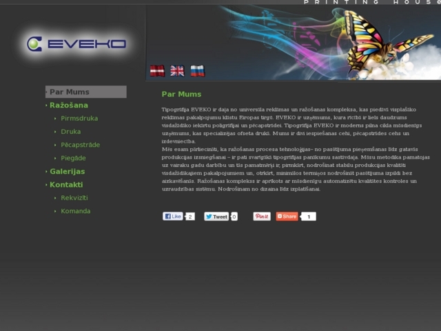 Eveko, SIA